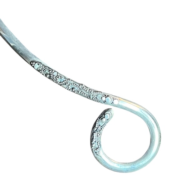 Vintage Bali Artisan Sterling Silver Collar Choker Necklace Signed Sarda 925 - Picture 5 of 7